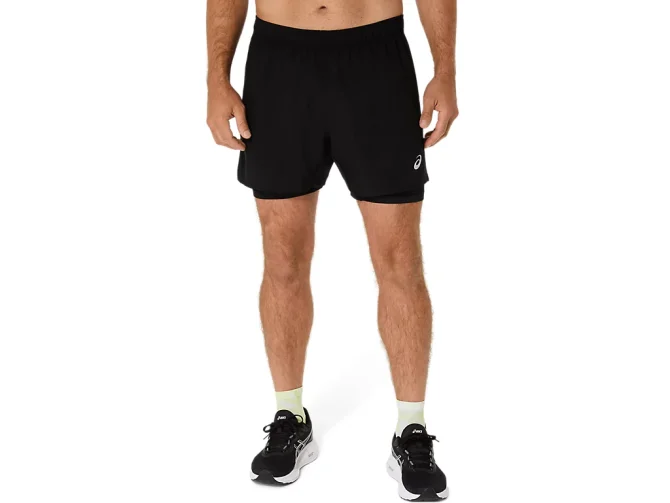 ASICS SILVER 2N1 5IN SHORT