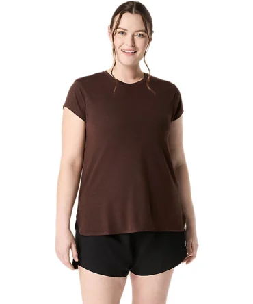 WOMEN'S HEATHER CREWNECK TOP