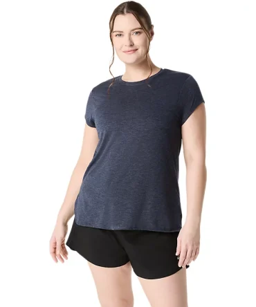 WOMEN'S HEATHER CREWNECK TOP