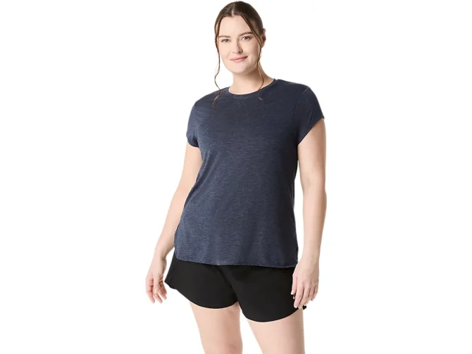 WOMEN'S HEATHER CREWNECK TOP