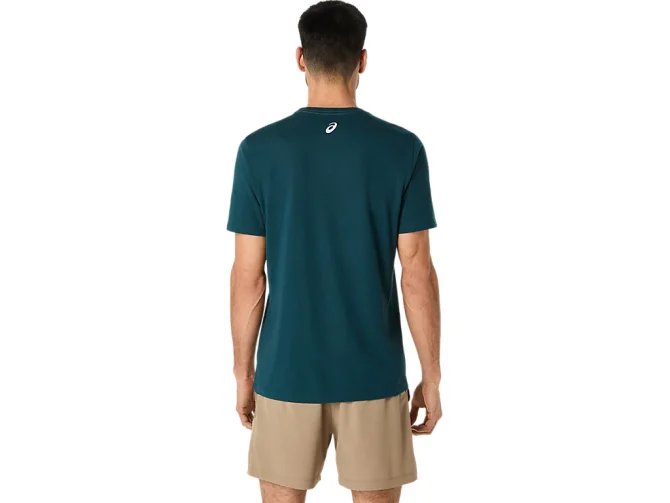 ASICS STRIPE SHORT SLEEVE TEE - Image 2