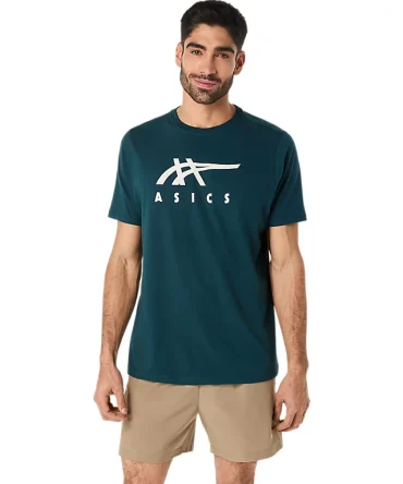 ASICS STRIPE SHORT SLEEVE TEE