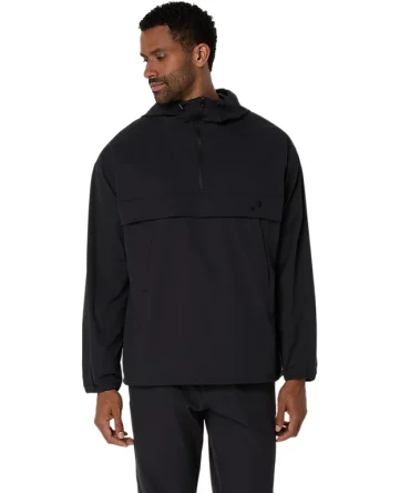 DOUBLE WEAVE RELAXED PULL OVER JACKET