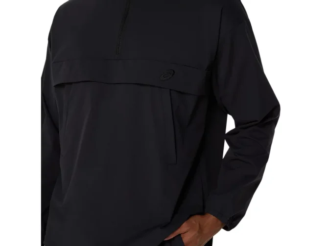 DOUBLE WEAVE RELAXED PULL OVER JACKET - Image 4