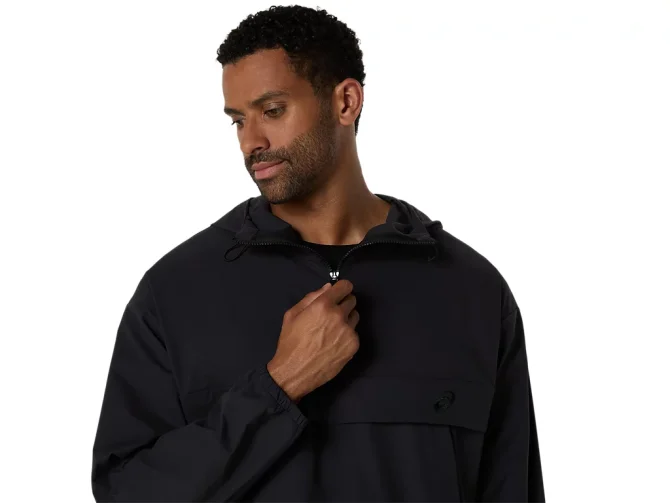 DOUBLE WEAVE RELAXED PULL OVER JACKET - Image 5