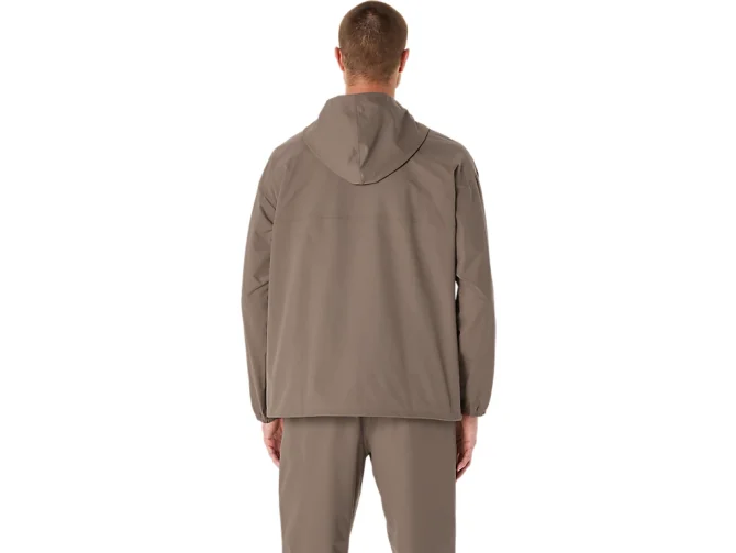 DOUBLE WEAVE RELAXED PULL OVER JACKET - Image 2