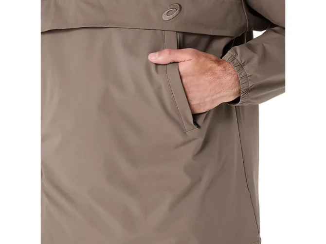 DOUBLE WEAVE RELAXED PULL OVER JACKET - Image 4