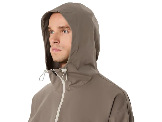 DOUBLE WEAVE RELAXED PULL OVER JACKET - Image 6