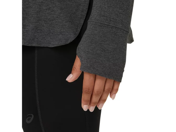WOMEN'S LONG SLEEVE HEATHER TOP - Image 4