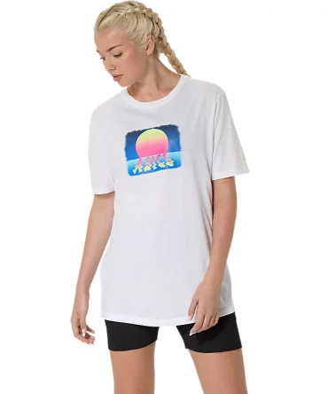 ASICS RETRO SUNSET SHORT SLEEVE TEE