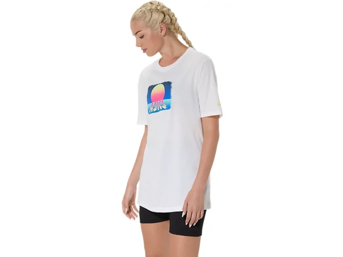 ASICS RETRO SUNSET SHORT SLEEVE TEE - Image 3