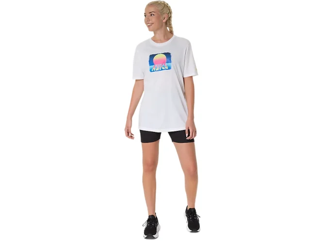 ASICS RETRO SUNSET SHORT SLEEVE TEE - Image 6